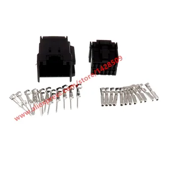 

5 Sets 12 Pin Auto Car Window Lifter Assembly Connector Black Plug For Automotive Wiring Harness 174045-2