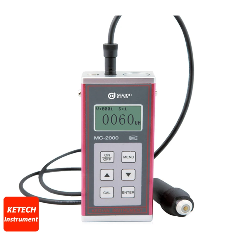 MC 2000A Portable Coating Thickness Gauge Digital Coating Thickness