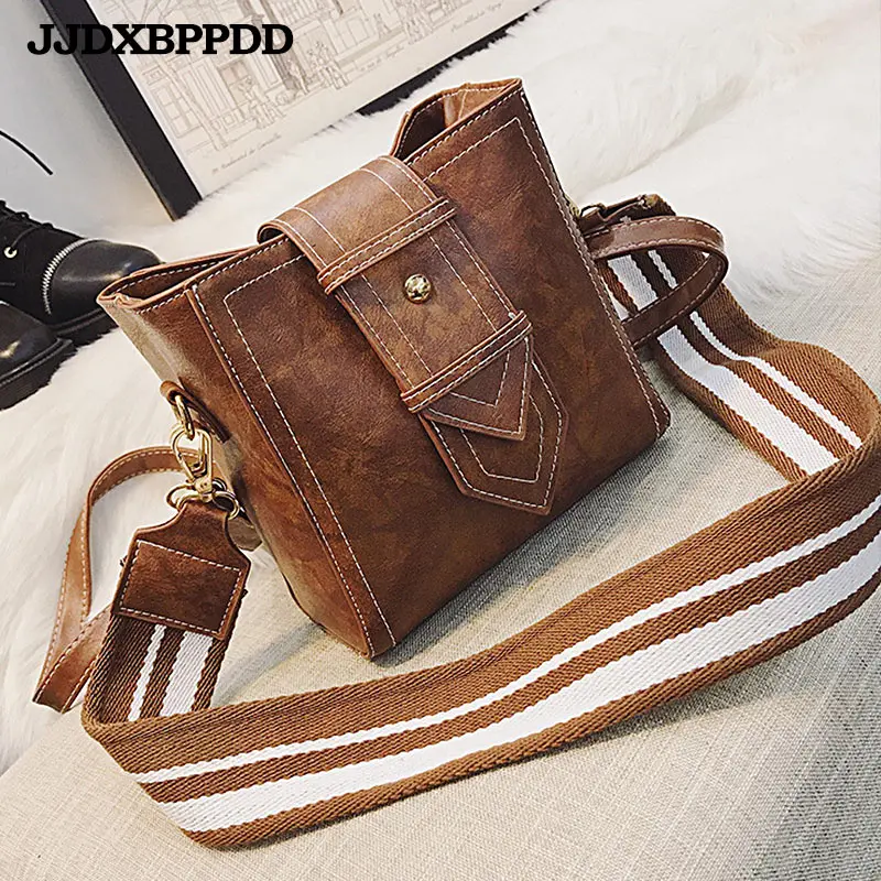 

JJDXBPPDD Retro Women's Leather Shoulder Corssbody Bag Handbag bolsa feminina bags for women 2019 luxury handbags women bags