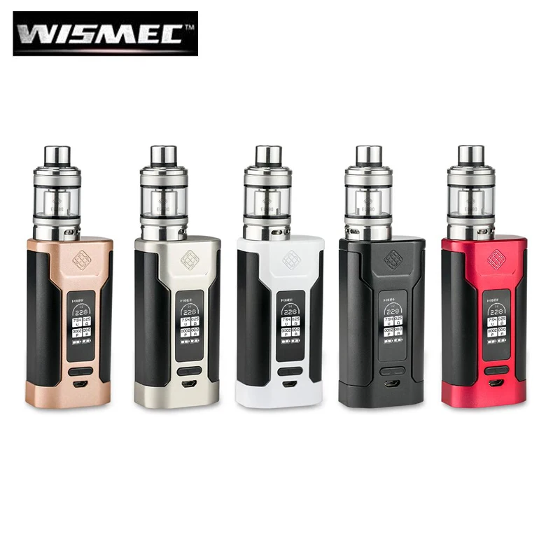 

100% Original Wismec Predator 228 Kit 228W Predator 228 Box Mod and 4.9ml/4.6ml NS Triple Elabo Tank