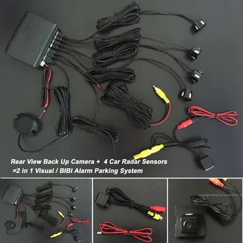 

Car Parking Sensor Radar System + Car Rear View Reverse Hole Camera For Mercedes Benz ML450 ML350 ML300 ML250 ML63