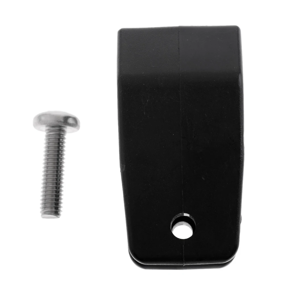 Durable Heavy Duty Bimini Top Fitting Harware Black Nylon Jaw Slide 1' for Marine Fishing Boat Canopy Dinghy Rail Accessories