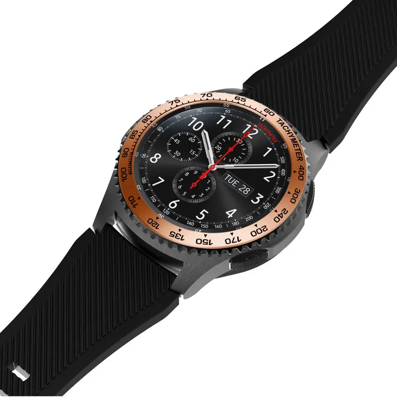 Кольцо для Samsung Gear S3frontier стальное кольцо с циферблатом клеящееся покрытие металл