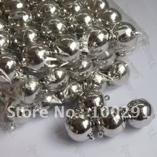 100 шт 14 мм стальной металлический цвет ювелирные изделия ожерелье на магнитной застежке браслет крючки