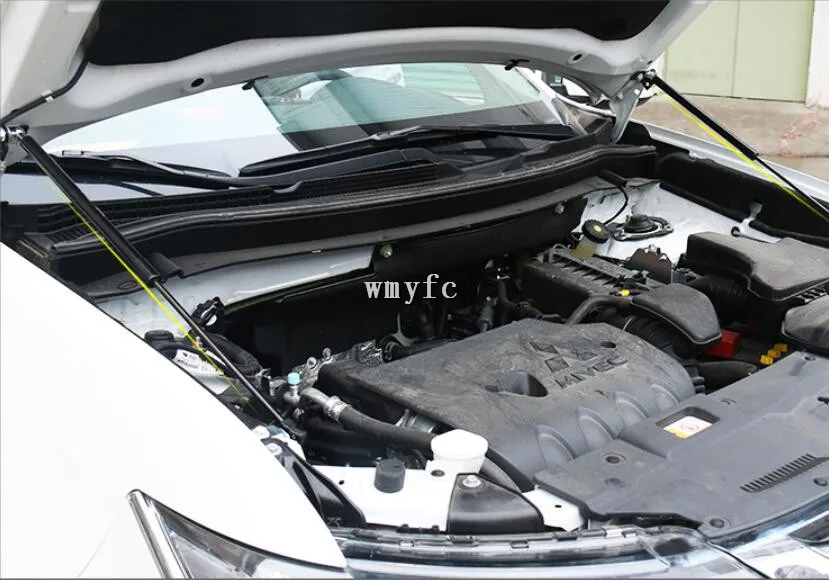 Две стороны авто капот газовые Распорки амортизаторы подпорки 2013- для Mitsubishi outlander автомобильные аксессуары