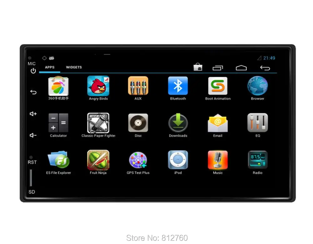 Perfect Android 7.1 Quad core 2 din 7 inch Universal Car DVD Player gps for nissan juke qashqai almera x trail note X-TRAIL car radio 4