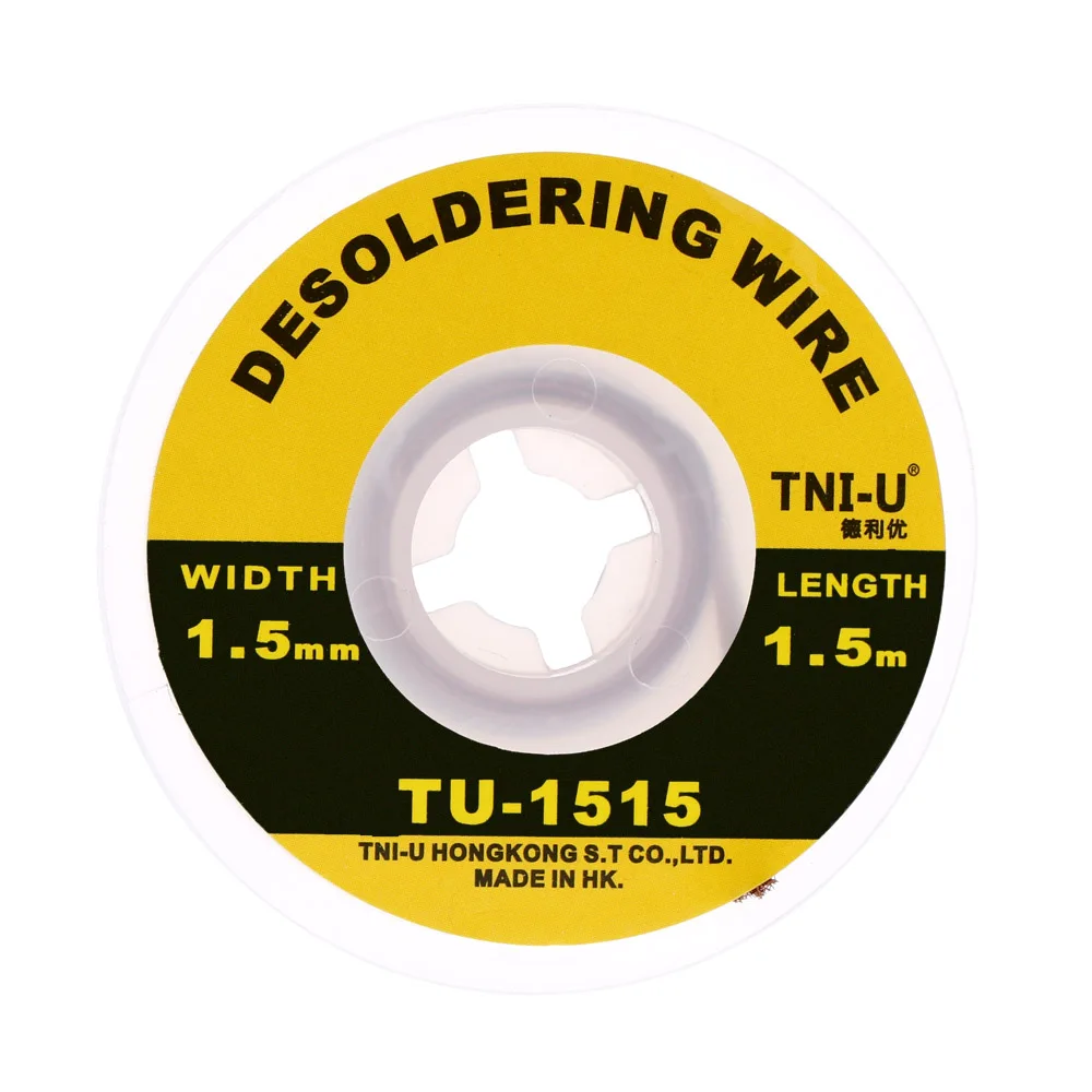 

TU-1515 1.5mm Solder Wick Desoldering Wire Accessories Braid Handy Soldering Wick Professional Welding Wires