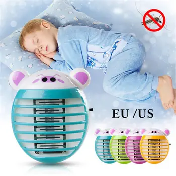 

KAIGELIN 2018 Hot Sale LED Socket Electric Mosquito Fly Bug Insect Trap Killer Zapper Night Lamp Lights Dropship 6.19