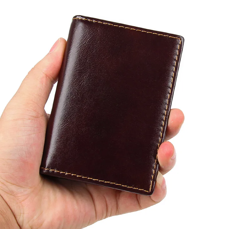 

8078C JMD Real Leather Short Credit Card Holder Free Shipping