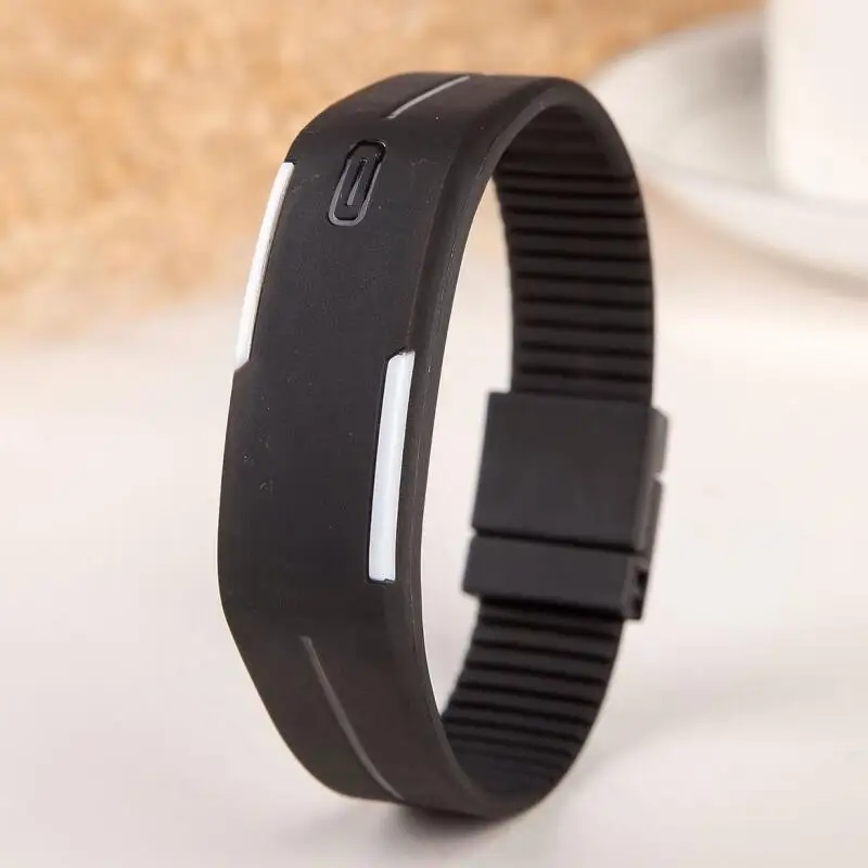 

MINHIN Brand Mix Colors Silicone Watches Women/Men Digital LED Jelly Colors WristWatch Children Outdoor Sports Watch Relojes