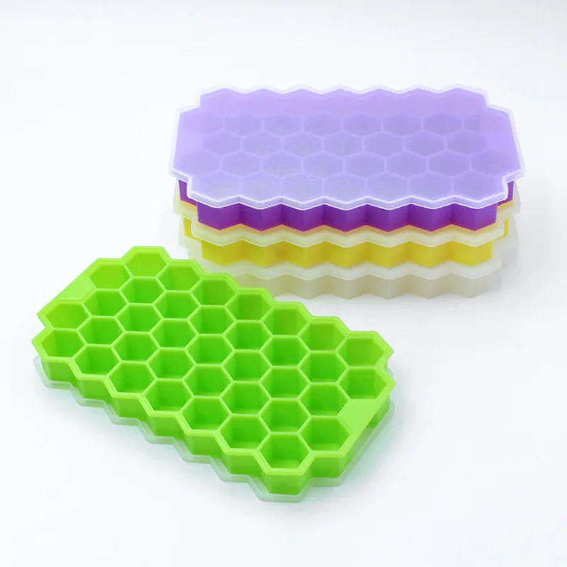 DIY силиконовые 37 сеток лоток для кубиков льда Форма мороженого машина