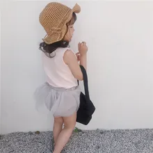 Летние трусы-панталоны для девочек; короткие штаны принцессы; сетчатые хлопковые трусики с оборками для малышей; Чехлы для подгузников