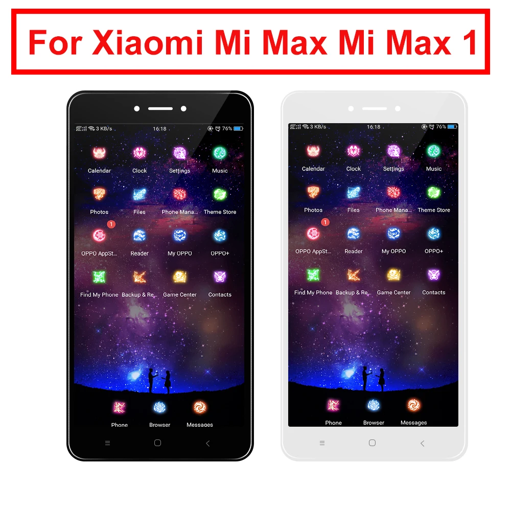 ЖК дисплей для Xiaomi Mi Max 1 сенсорный экран Стекло сенсор в сборе с рамкой