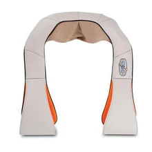 Горячая электрическая шиацу массажер для спины шеи и плеч EU вилка и плоская вилка автомобильная Массажная подушка 6 часов отправлено