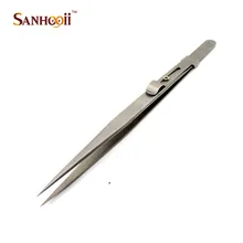SANHOOII прецизионный Регулируемый противостатический Пинцет для ювелирных изделий, электронный компонент, инструменты для ремонта
