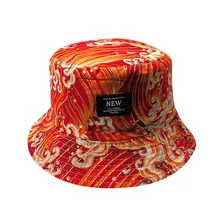 Модные аксессуары, шляпа высокого качества, хлопок, Повседневная регулируемая крышка, принт, защита от солнца, шляпы, непальская Кепка, Мужская Рыбацкая шляпа