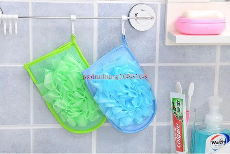 Lote com Flor Banho de Luvas Luva do Banho Esponja de Banho de Flores Toalha de Banho Bolha Esfregar Pequeno Pano Cuidados Pessoais Esponja 100 Pçs - 9 luvas luva do banho bolha esponja de