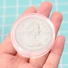 5PCS 38.6mm Clear Round Acrylic Coin Capsule Storage Box Holder Case For Silver 2 oz Drop Shipping ► Photo 2/6