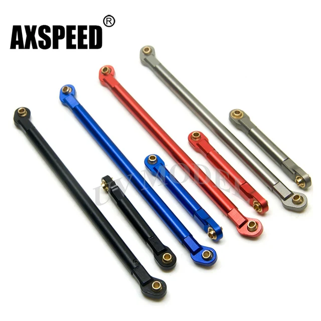 Best Price High Quality Black Blue Red Aluminum Steering Link Arm For Axial AX10 SCX10 RC Car Steering Linkage Rod Link 1 set New Best Price High Quality Black Blue Red Aluminum Steering Link Arm For Axial AX10 SCX10 RC Car Steering Linkage Rod Link 1 set New