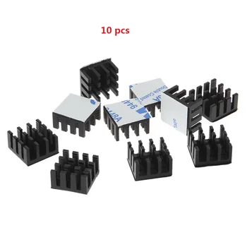 

10Pcs/Set 14*14*8mm Cooling Aluminum Heatsink For Computer Electrical Facilities