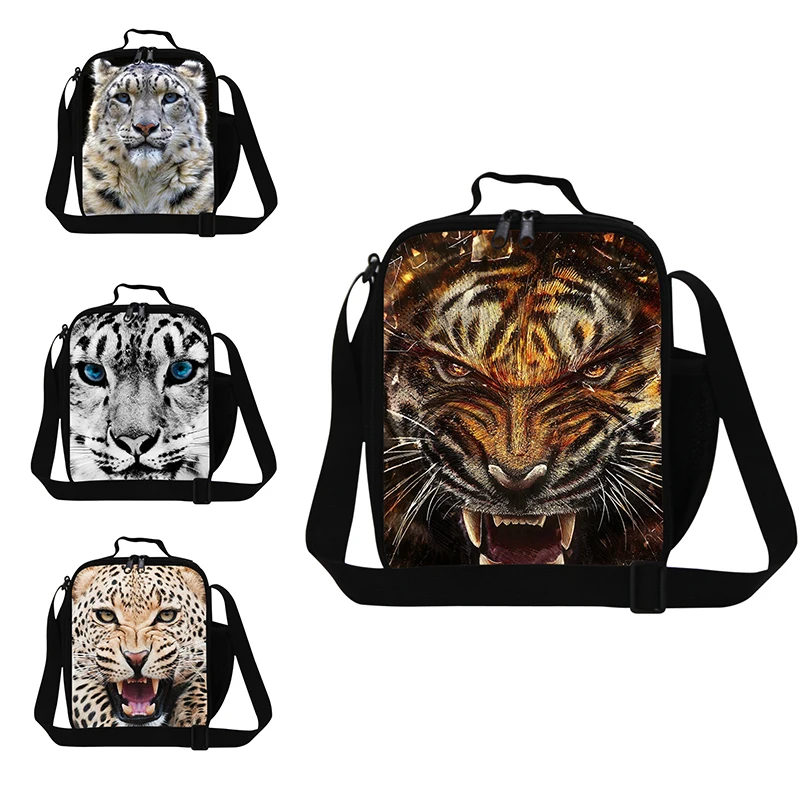 

Dispalang tiger lunch bags for kids,animal printing lunch cooler for boys,dog Adult Thermal lunch box bag small lunch container