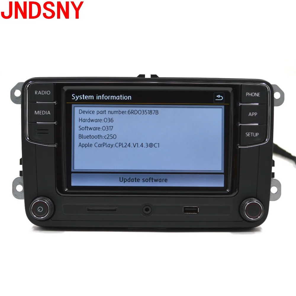 JNDSNY RCD330G CarPlay RCD330 Plus CarPlay Car Radio For VW Tiguan Golf 5 6 Jetta MK5 MK6 Passat Polo Touran 6RD035187B