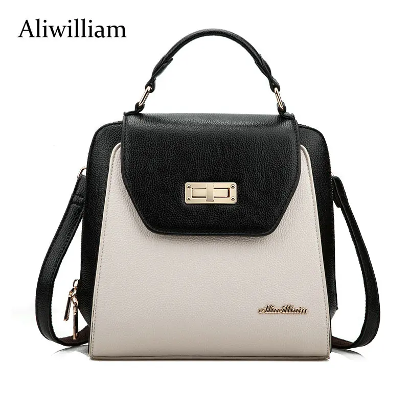 Aliwilliam 2017 Women Genuine Leather Bag Women Bag Cow Leather Women Backpack Mochila Feminina School Bags