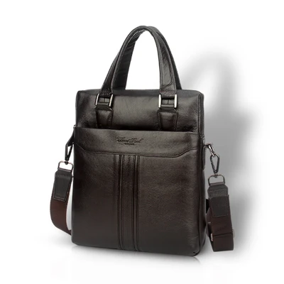 Cheer Soul портфель из натуральной кожи, деловая сумка, Мужская офисная сумка для ноутбука, сумки-мессенджеры для мужчин, сумка-тоут, кошелек, мужские сумки на плечо - Цвет: coffee