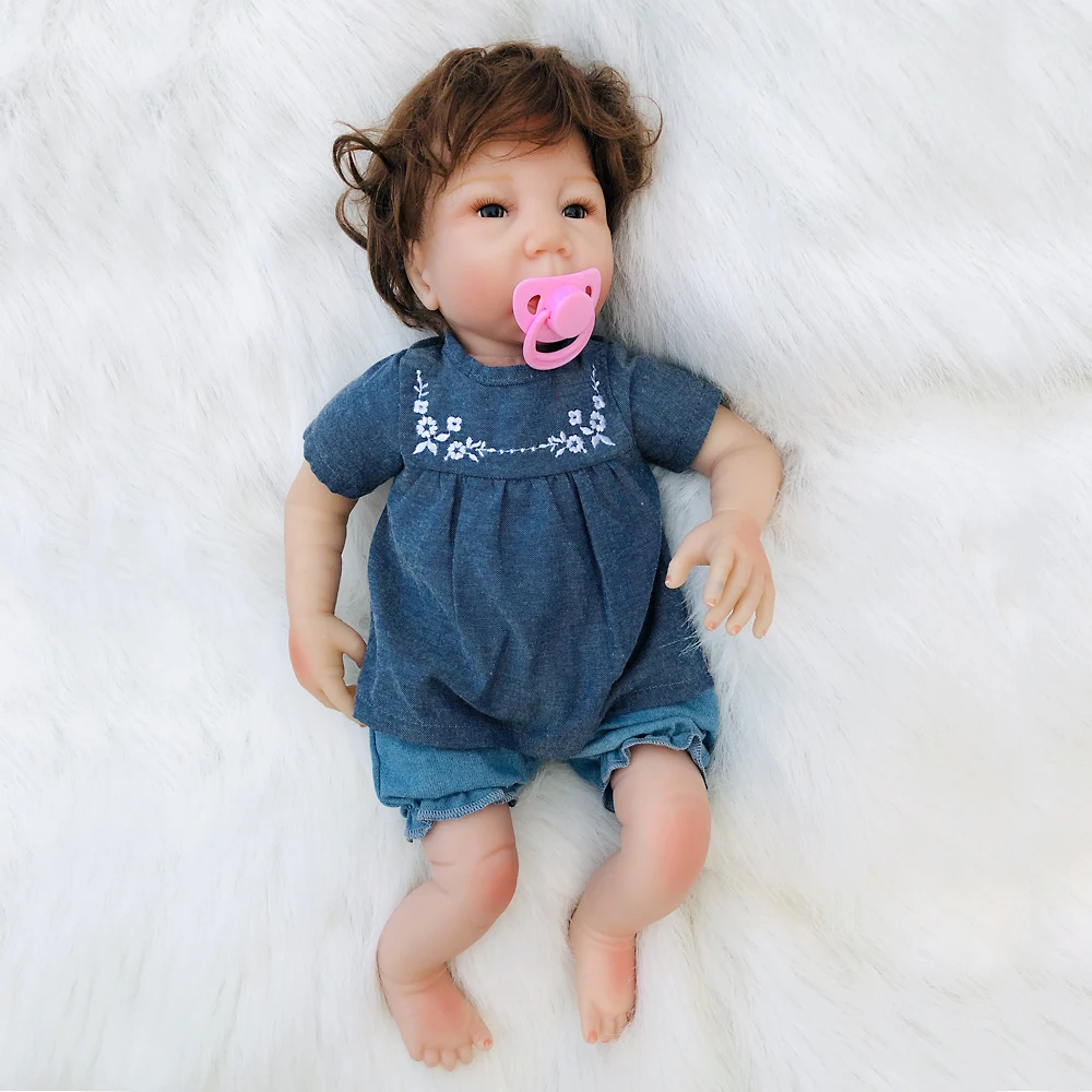 Милая Кукла reborn baby girl 1" 46 см l. o. l силиконовая детская кукла-Реборн, игрушки для детей, подарок для детей, реалистичные bebes reborn bonecas