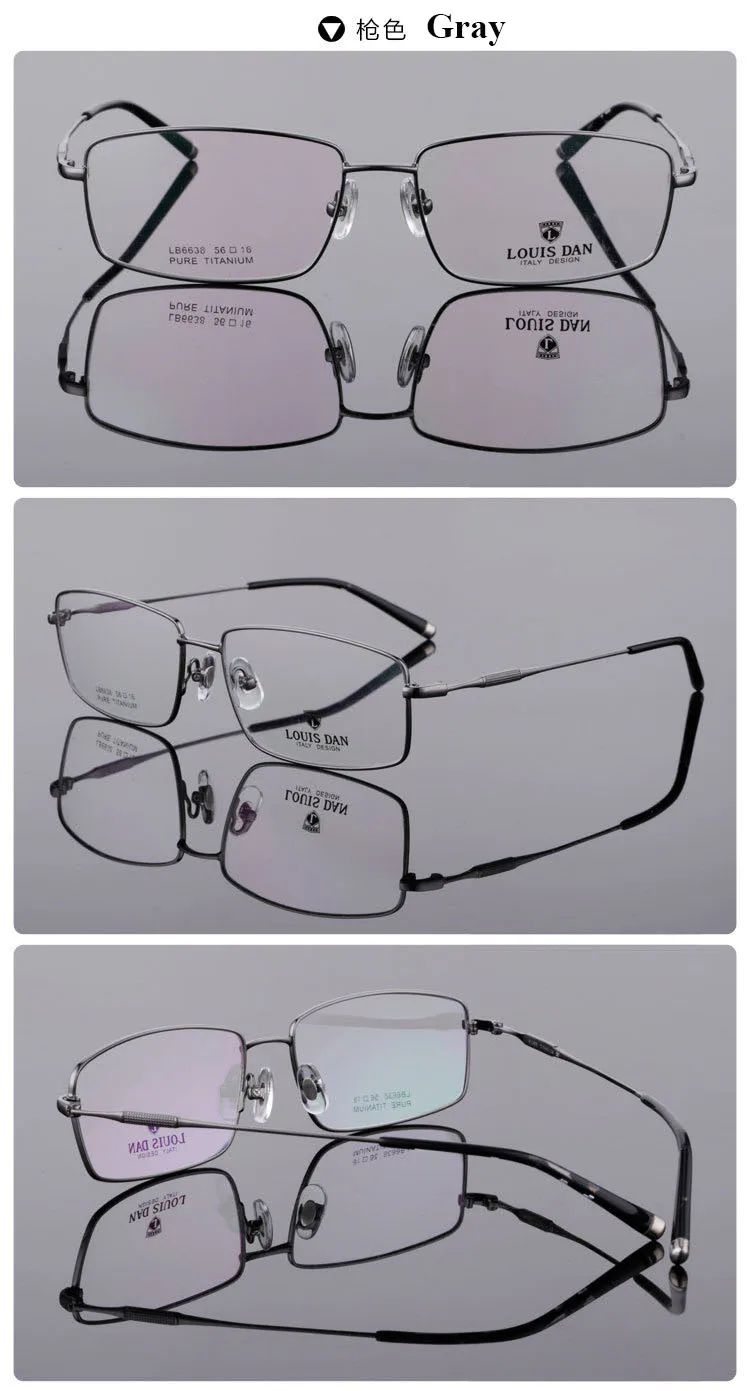 BCLEAR титановое Оптическое стекло es рамка для мужчин полный квадратный Близорукость глаз, стекло по рецепту глаз Стекло es корейские европейские очки