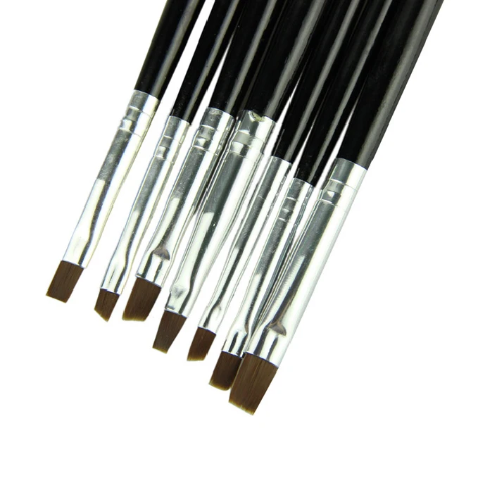 

7pcs/set Nail print pen Acrylic Nail Kit Art Set UV gel brush Nail art Brushes for manicure pinceau nail art pincel maquiagem