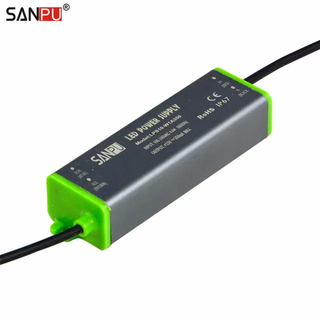 sanpu 350ma 10w led driver 35v ip67 constant current switching power