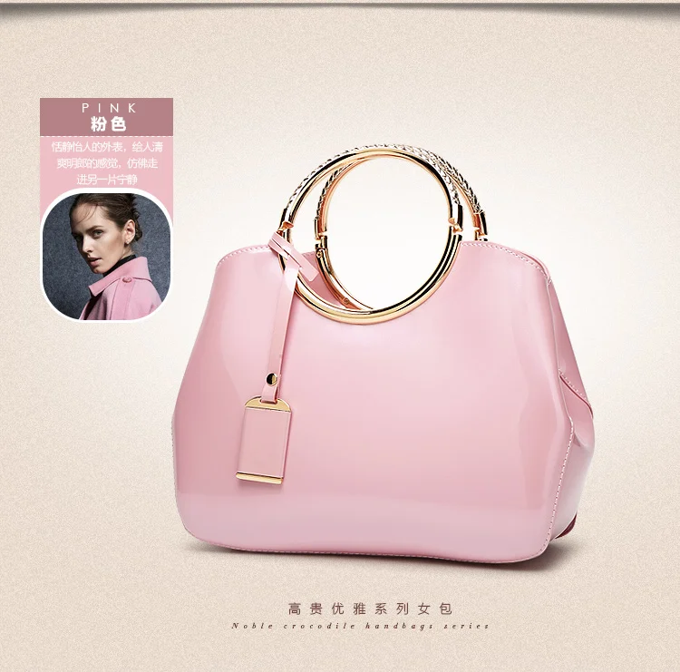 New High Quality Patent Leather Women bag Ladies Cross Body messenger Shoulder Bags Handbags Women Famous Brands bolsa feminina (19)