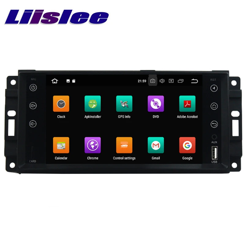 Clearance LiisLee Car Multimedia GPS HiFi Audio Radio Stereo For Jeep Wrangler JK J8 2007~2018 Original Style Navigation NAVI 4