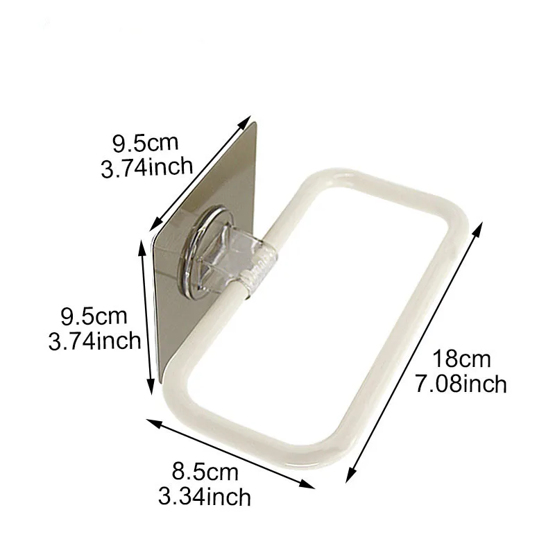 المنزل تخزين الالتصاق حمالة تعليق جدارية دائم التخزين رف الحمام منشفة رف ل والأوشحة الحمام المنظم منشفة حامل بار