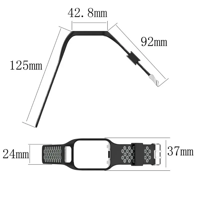 Двухцветные силиконовые сменные наручные часы ремешок для TomTom Runner 2 3 Spark 3 gps часы фитнес-трекер