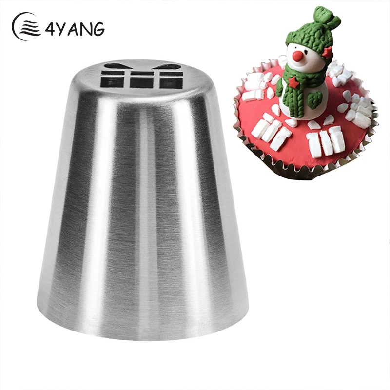 

4YANG 1PCS Stainless Steel Russian Tulip Icing Piping Nozzles Pastry Decoration Tips Cake Decoration Kitchen Accessories