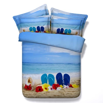 

Free shipping 100% cotton 3d flower/beach/baby buggy bedding set 5pcs with filling twin/full/queen/king/super king size