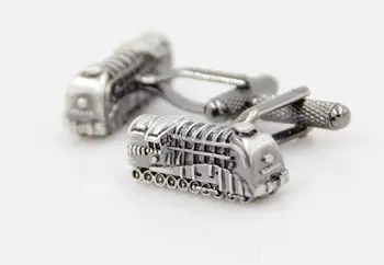 

10pairs/lot Vintage Gunblack Locomotive Cufflinks Retro Style Cuff Links Men's Jewelry Father's Day Gift