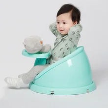 QBORN CQ01 Baby Booster стул для кормления комфортное портативное сиденье с поддоном пластиковое регулируемое обеденный стул безопасное настольное кресло