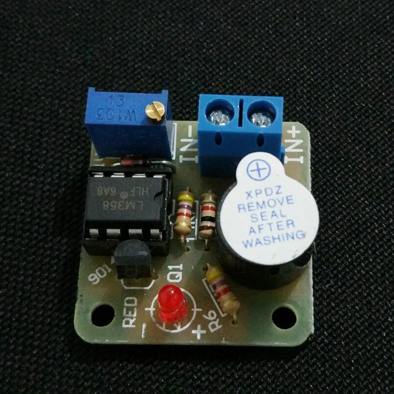 

LM358 12V Low-Voltage DC Low Voltage Accumulator Alarm Under Voltage Protection Module Boards Alarm Componentes Eletronicos