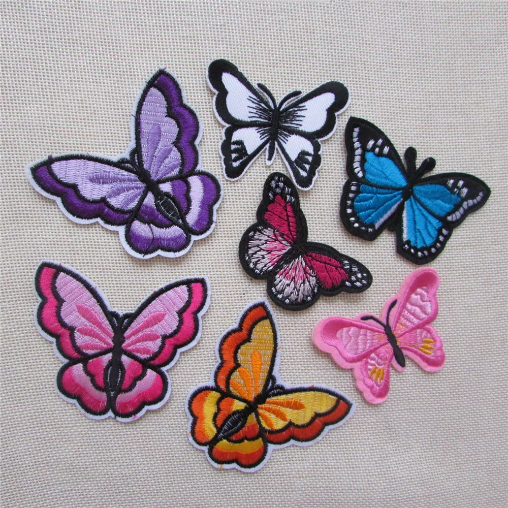 

fashion style high quality bird patter hot melt adhesive applique embroidery patches stripes DIY clothing accessory 2016 year