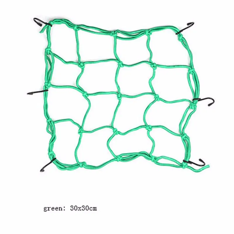 30x30 см сетчатый держатель для багажа мотоцикла сетчатый топливный танковый шлем грузовая сетка-банджи ленточная лента 1 шт
