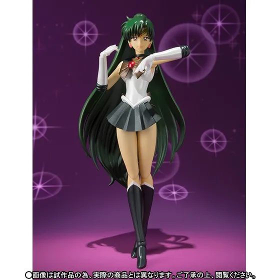 PrettyAngel-Подлинная Bandai S. H. Figuarts Pretty Guardian Sailor Moon 20th PVC Sailor Pluto фигурка