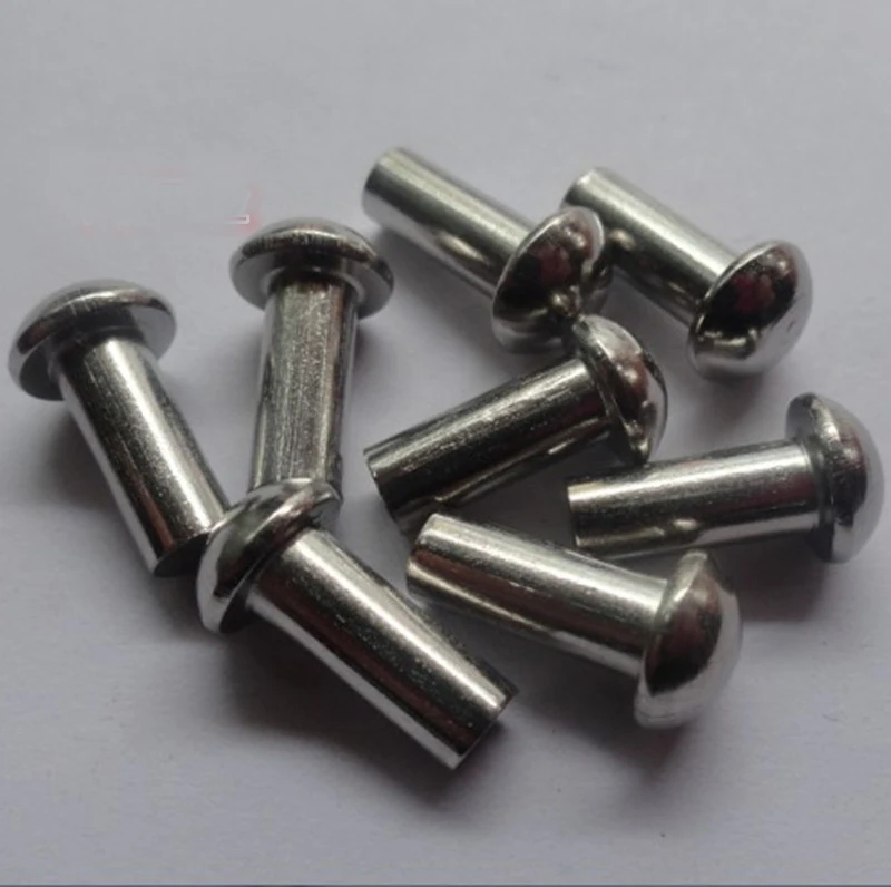 M5 M6 Stainless Steel semi round head rivets solid rivet round cap