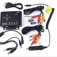 2Ch мини автомобильный, с sd-картой цифровой видеорегистратор с аудио записью и детектором движения от asmile