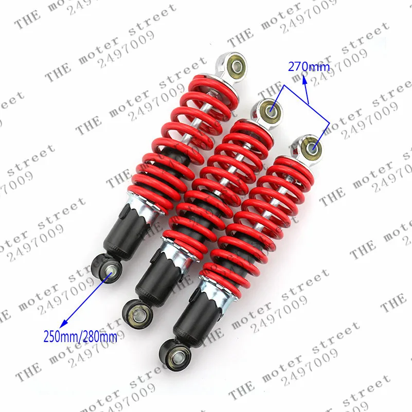 Хорошее качество 270 мм передний амортизатор подвески 7,5 мм весна 110cc 125cc ATV багги