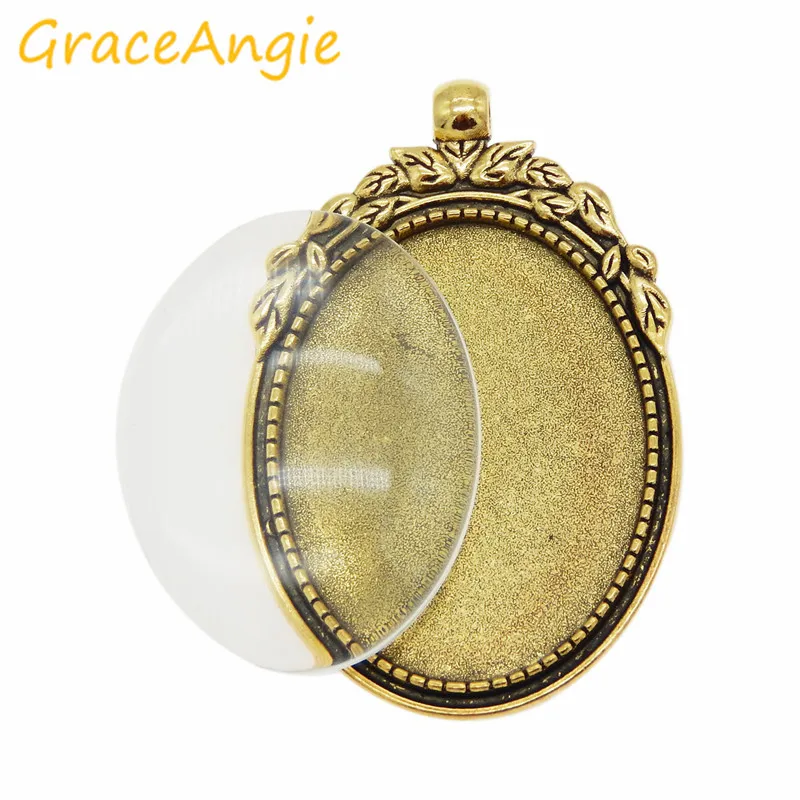 GraceAngie 1 комплу./упак. винтажный романтичный роскошный геометрический Овальный