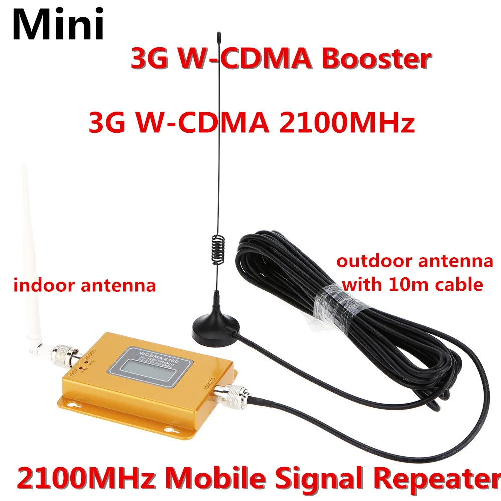

Indoor and Outdoor Antenna 32ft Signal Booster 3G UMTS WCDMA2100MHz LCD Phone Signal Repeater , 3g Cell Phone Signal Amplifiers