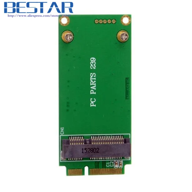 Адаптер mSATA 3x5 см на 3x7 Mini PCI e SATA SSD для Asus Eee PC 1000 S101 900 901 900A T91| |